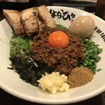 taiwammazesobahanabi - ド肉台湾・並盛・1辛（1,500円）、味玉（+150円）