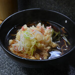 ひさご - 天ぷらそば＠税込400円＋山菜＠税込70円