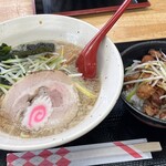 大正堂 - 醤油ラーメン＆ミニチャーシュー丼