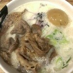 ばっこ志 - 牛白湯ラーメン(2014/1)