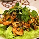 ワラポン - 2014.2 パークン（1,000円）海老の辛味噌サラダ