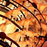 昇家 - 天井には牛がズラリと並ぶ☆