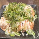 Tako ya - たこ焼き ねぎぶっかけ4個418円