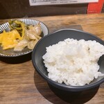 shirunashitantammenkaisugi - ごはん(おかわり自由) 160円