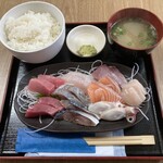 Uoshou Aonosuisan - お刺身定食 スタンダード