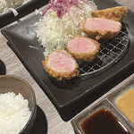 とんかつ 大喜 - 脂身の無いヒレ定食