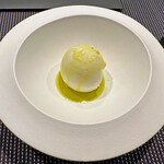 H - 「蕗の薹」と「寿の塩」を使ったジェラート