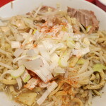 ラーメン二郎 - 白ネギ投下～♪