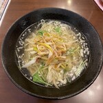 湖陽樹 - 葱チャーシュー麺900円