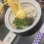 うどん日和 - ちく玉天ぶっかけ