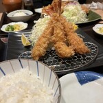 とんかつ和幸 - 海老フライ御飯