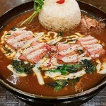 ジパングカリーカフェ 和風カレー HiGE BozZ 中崎町本店 - 焼きチーズ。