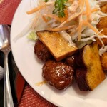 cafe 野野 - ◯大学芋
さつまいもを揚げて❔
甘みある味醂醤油味でコーティングし
煮てある味わいで美味しい