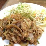 こふじ - ボリューム生姜焼き定食