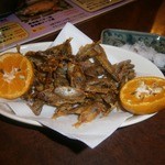 あぶ - 小魚唐揚