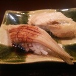 鮨 波やし - 穴子（塩）、穴子（たれ）