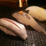 鮨 波やし - こはだ、さより、すみいか