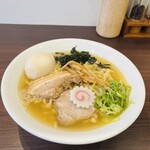 麺や 河野 - 味玉　塩ラーメン（大盛り）