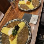 お出汁とスパイス 元祖 エレクトロニカレー - カウンター席