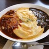 キリンシティ - 赤､黒ハーフのオムライス♪