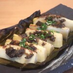 こころや - 竹の子昆布蕗味噌焼きアップ