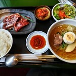 仙台牛焼肉 バリバリ - バリバリランチ（冷麺）