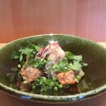 こころや - 本マグロ唐揚げ 薬味おろし柚子ポン酢