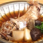 Kokoroya - ユメカサゴとごぼうと椎茸の煮つけアップ
