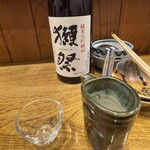 あかぎ - 獺祭！意外にも初めて