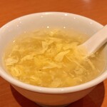中国料理 牡丹飯店 - スープはとても優しい味