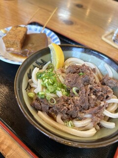 手打ちうどん つるや - 肉ぶっかけ小