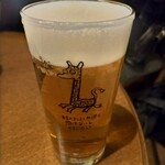 餃子 おでん 土鍋ごはん 上の山本 - 生ビール