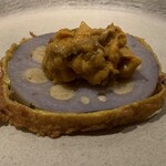 花小町 - 揚げたて辛子蓮根と天草ムラサキウニ