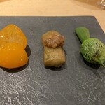 HanaKomachi - 我が家の金柑コンポート、里芋の茎(芋がら)、葱ぼうず