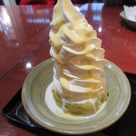 思い川茶房 - なかなか迫力ありますが、甘さは適度でした。