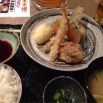 天ぷら海鮮米福 - 天ぷら定食（７８０円）