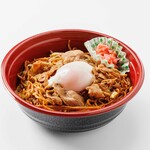 喫茶スマイル - 瀬戸焼そば　温泉卵トッピング　お持ち出来ます。
