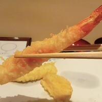 天麩羅･しゃぶしゃぶ・会席 中津川 - ピーンとしてますV