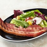 Caesar salad with almost bacon!!