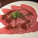 焔立つ肉寿司と牛タンタワー 肉処 双葉 三宮 - 