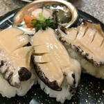 くるくる寿し - まるごと鮑