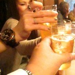 パークモア - シャンパン、ワインを飲み既にべろべろ状態