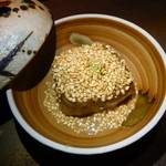 銀座 座屋 - １．焼き胡麻豆腐　2014.1.31