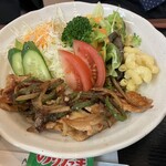 ポルタ久居ふるふるーつ - 生姜焼き定食