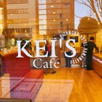 KEI'S Cafe - 入口sign