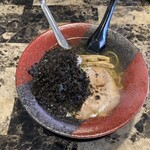 Ramen Sanpachi Toyohiragawa Ten - 岩のりラーメン