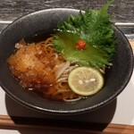 にく稲 - すだち香るへぎそば冷麺