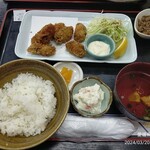 能島水軍 - 　カキフライ定食1,200円