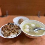 黄記滷肉飯 - 魯肉飯＋鱈魚丸湯＋滷蛋