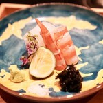 日本料理 晴山 - 甘鯛とアオリイカと車海老